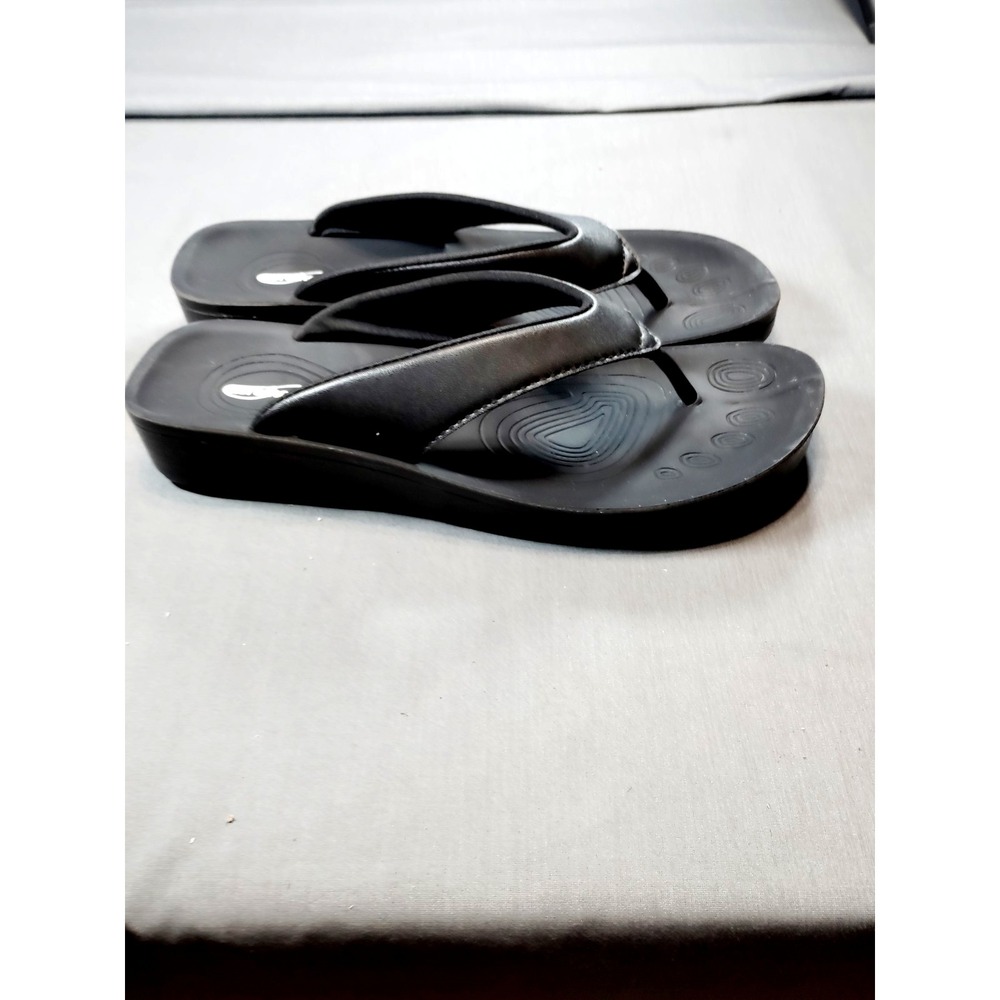 EUC Fallon Women‎ 39 Arch Support Flip Flops Sandals Resort Preppy Beach Comfort